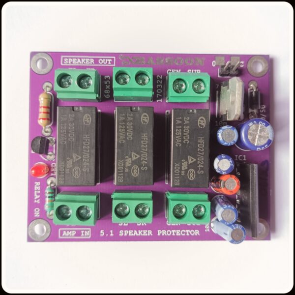 Bassoon Speaker Protection and Delay Board 6 Channel