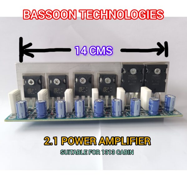 BASSOON 2.1 POWER AMPLIFIER 5200 & 3055